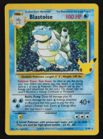 Blastoise 2021 Pokemon Celebrations Classic Collection Confetti Holofoil #2 at PristineAuction.com