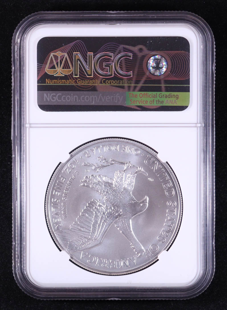 2021 American Silver Eagle, Eagle Landing Type 2 - Early Releases (NGC MS70) at PristineAuction.com 2021 American Silver Eagle, Eagle Landing Type 2 - Early Releases (NGC MS70) at PristineAuction.com