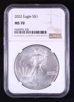 2022 American Silver Eagle (NGC MS70) at PristineAuction.com