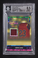 Lebron James 2024 Leaf ITG Used Sports Gold Legends Rainbow Holo Foil JSY #LGL12 #31/45 (Beckett 8.5) at PristineAuction.com