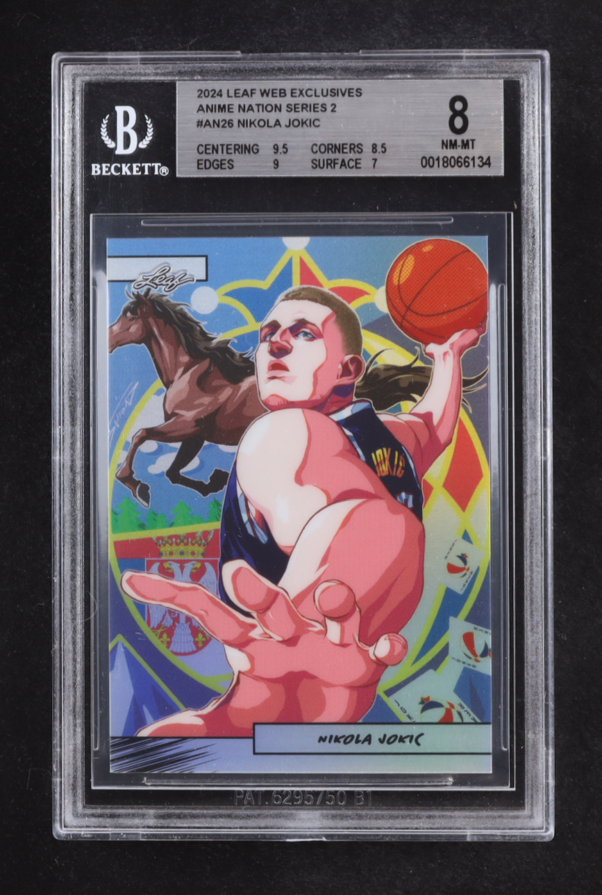 Nikola Jokic 2024 Leaf Web Exclusives Anime Nation Series 2 #AN26 #63/99 (Beckett 8) at PristineAuction.com Nikola Jokic 2024 Leaf Web Exclusives Anime Nation Series 2 #AN26 #63/99 (Beckett 8) at PristineAuction.com
