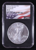 2025(W) American Silver Eagle, Early Releases - Struck at West Point Mint (NGC MS70) at PristineAuction.com
