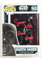 Spencer Wilding Signed "Star Wars: Rogue One" #143 Darth Vader Funko Pop! Vinyl Figure Inscribed "Darth Vader" (JSA) at PristineAuction.com