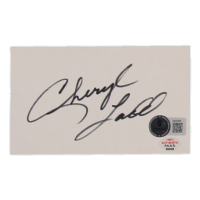 Cheryl Ladd Signed Index Card (Beckett) at PristineAuction.com