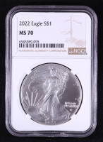 2022 American Silver Eagle (NGC MS70) at PristineAuction.com