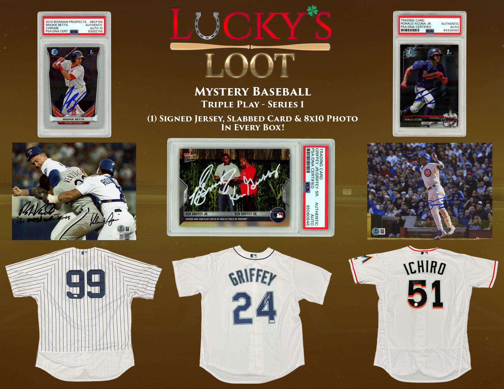 Lucky's Loot Triple Play Baseball Series 1 Mystery Box at PristineAuction.com Lucky's Loot Triple Play Baseball Series 1 Mystery Box at PristineAuction.com