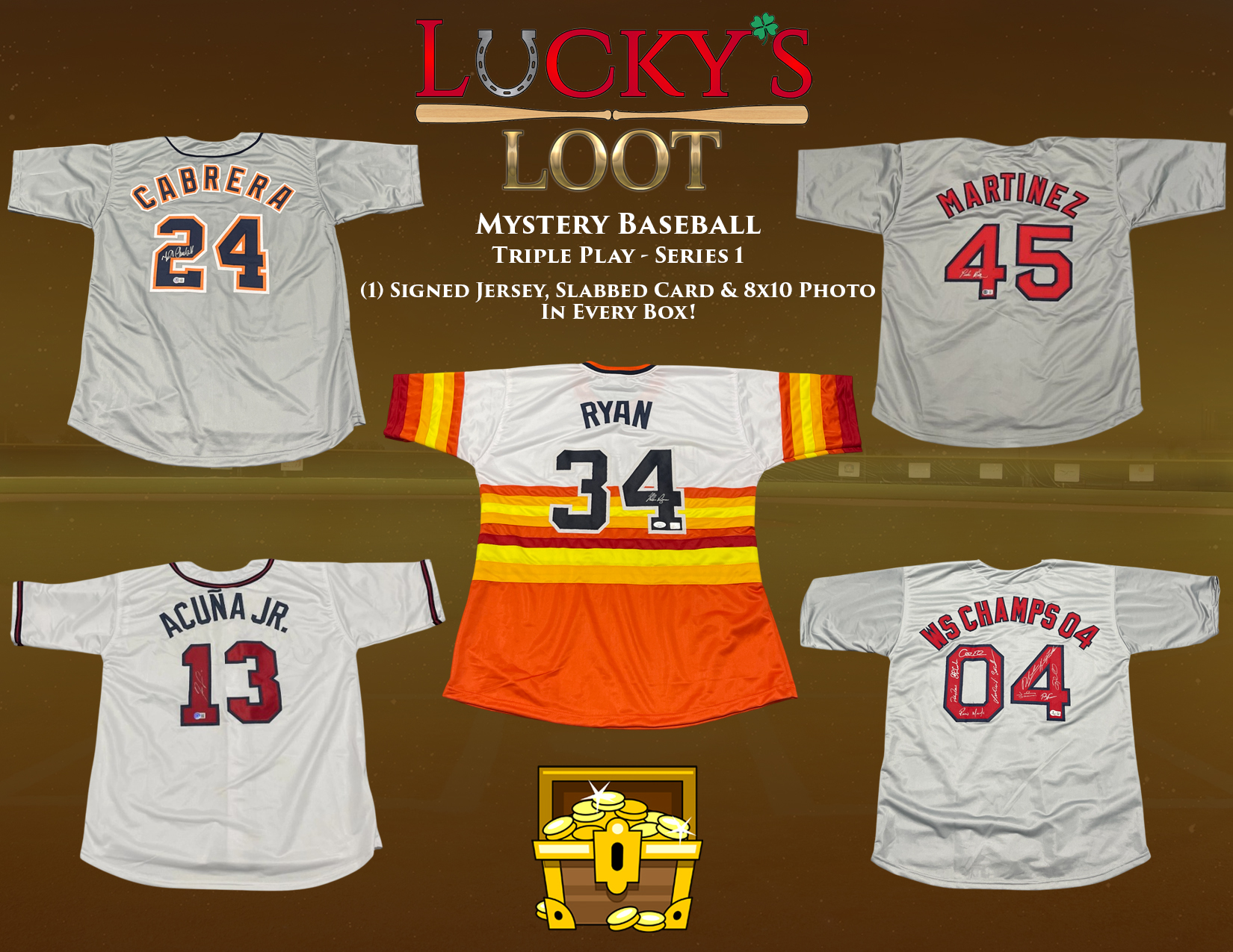 Lucky's Loot Triple Play Baseball Series 1 Mystery Box at PristineAuction.com Lucky's Loot Triple Play Baseball Series 1 Mystery Box at PristineAuction.com