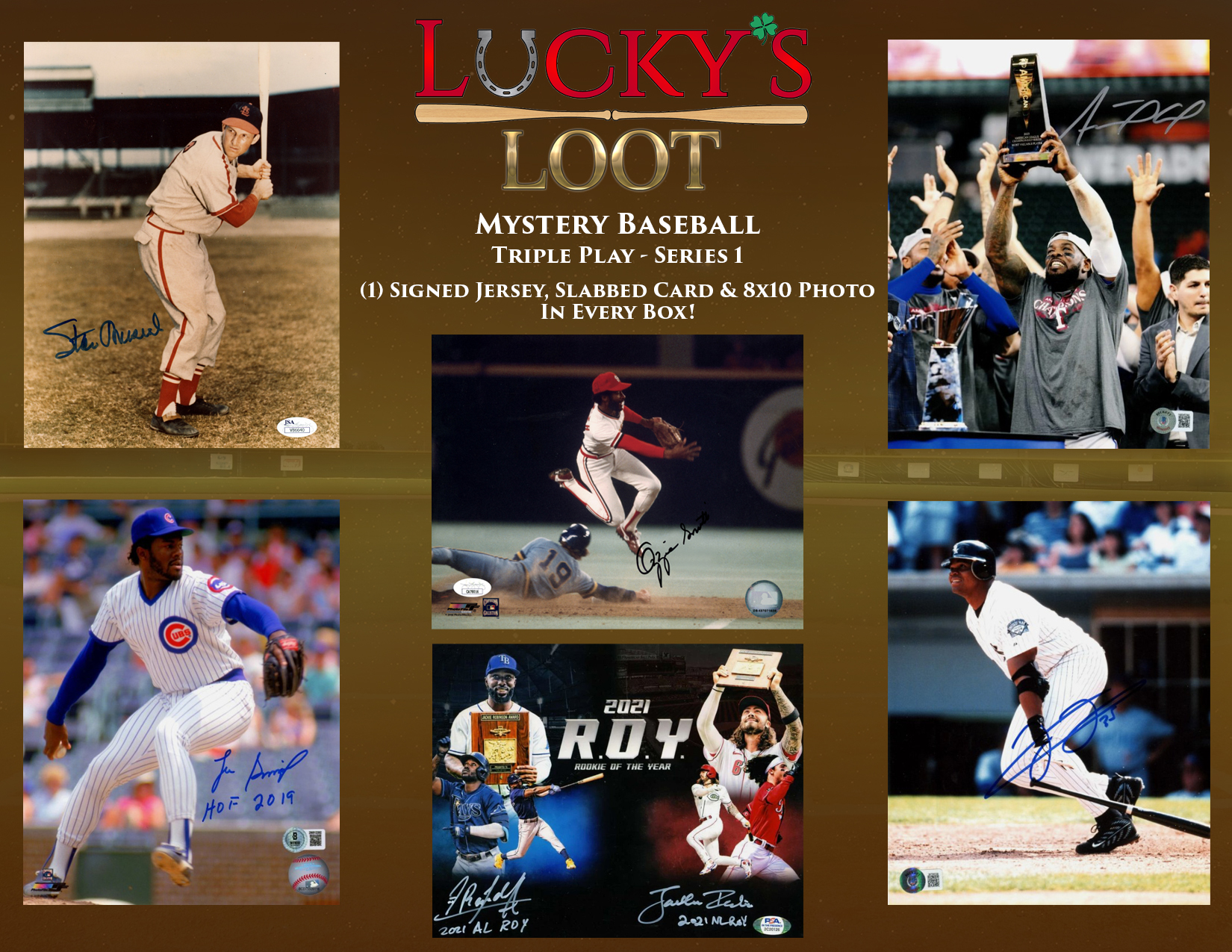 Lucky's Loot Triple Play Baseball Series 1 Mystery Box at PristineAuction.com Lucky's Loot Triple Play Baseball Series 1 Mystery Box at PristineAuction.com