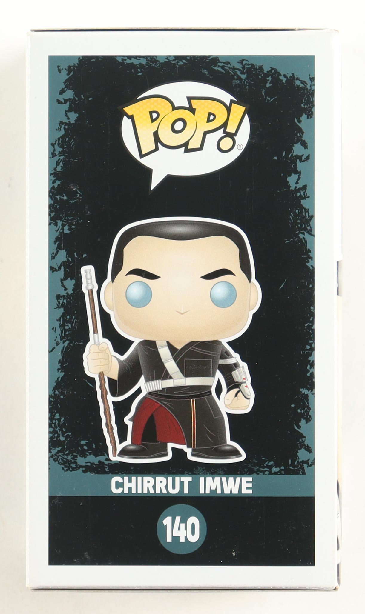 Donnie Yen Signed "Star Wars: Rogue One" #140 Chirrut Imwe Funko Pop! Vinyl Figure (Beckett) at PristineAuction.com Donnie Yen Signed "Star Wars: Rogue One" #140 Chirrut Imwe Funko Pop! Vinyl Figure (Beckett) at PristineAuction.com