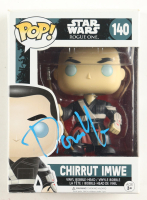 Donnie Yen Signed "Star Wars: Rogue One" #140 Chirrut Imwe Funko Pop! Vinyl Figure (Beckett) at PristineAuction.com