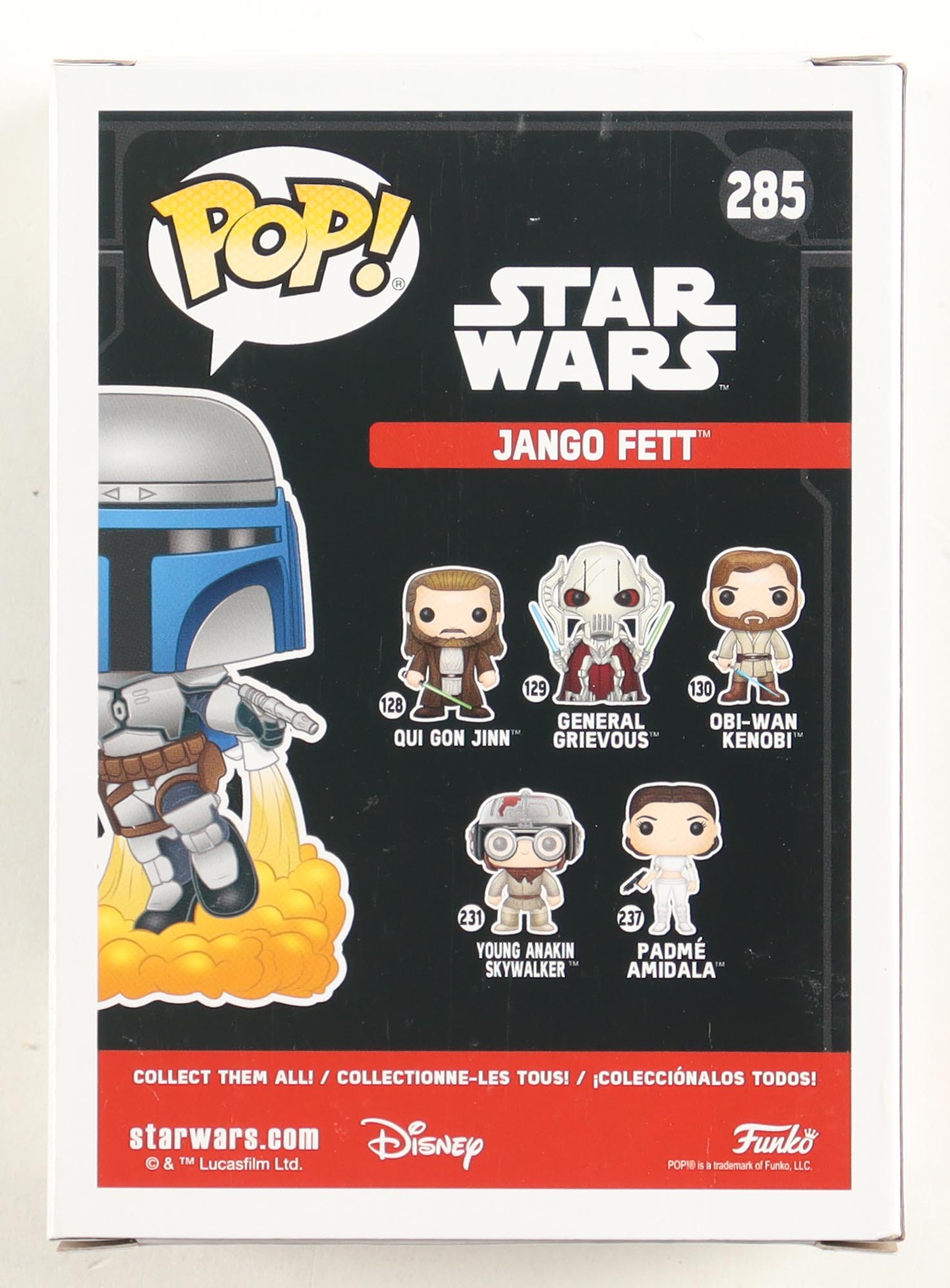 Temuera Morrison Signed "Star Wars" #285 Jango Fett Funko Pop! Bobble-Head Vinyl Figure Inscribed "Jango Fett"(JSA) at PristineAuction.com Temuera Morrison Signed "Star Wars" #285 Jango Fett Funko Pop! Bobble-Head Vinyl Figure Inscribed "Jango Fett"(JSA) at PristineAuction.com