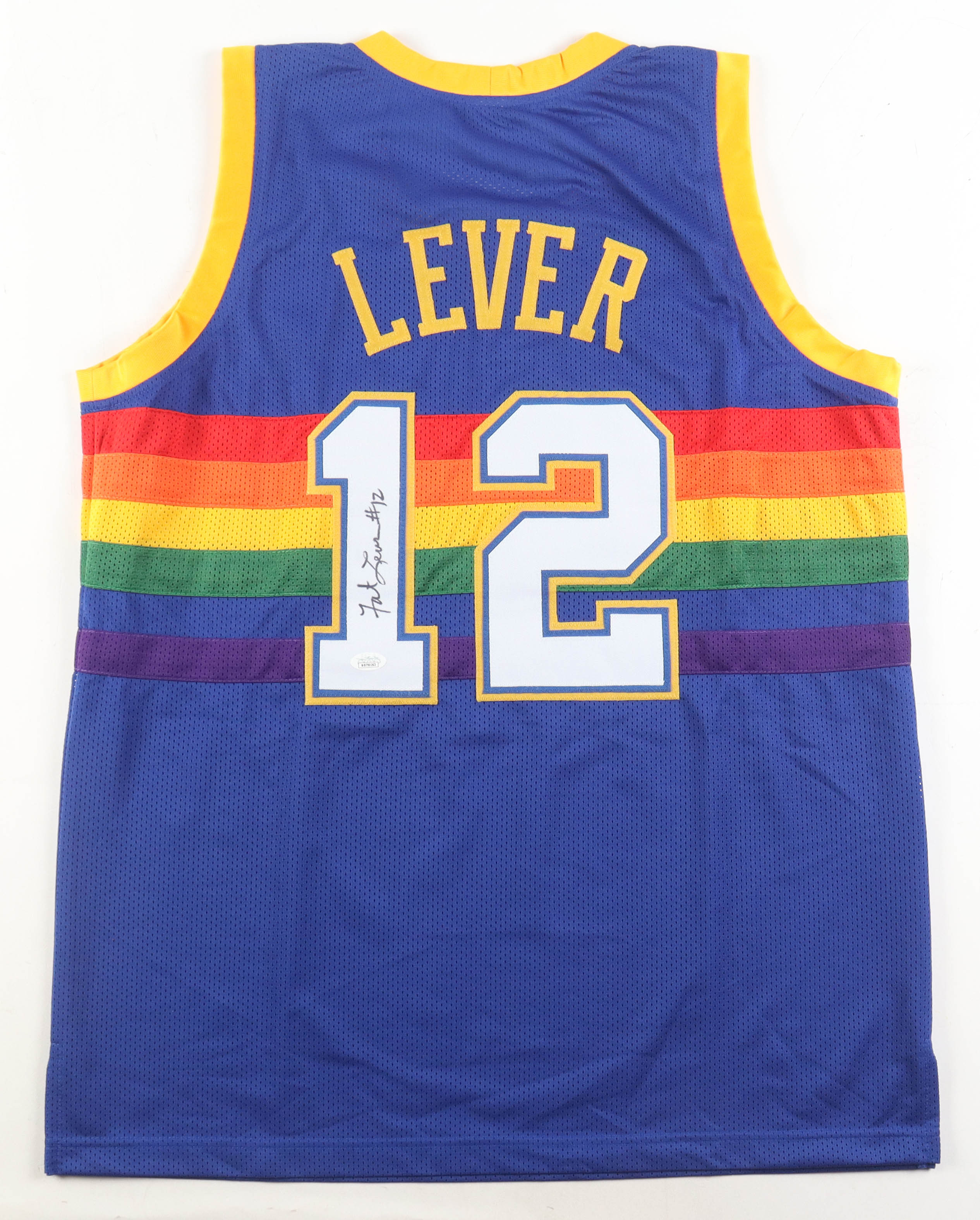 Fat Lever Signed Jersey (JSA) at PristineAuction.com Fat Lever Signed Jersey (JSA) at PristineAuction.com