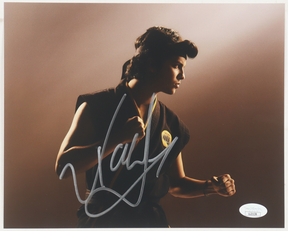 Xolo Mariduena Signed "Cobra Kai" 8x10 Photo (JSA) at PristineAuction.com Xolo Mariduena Signed "Cobra Kai" 8x10 Photo (JSA) at PristineAuction.com