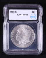 1885-O Morgan Silver Dollar (ICG MS62) at PristineAuction.com