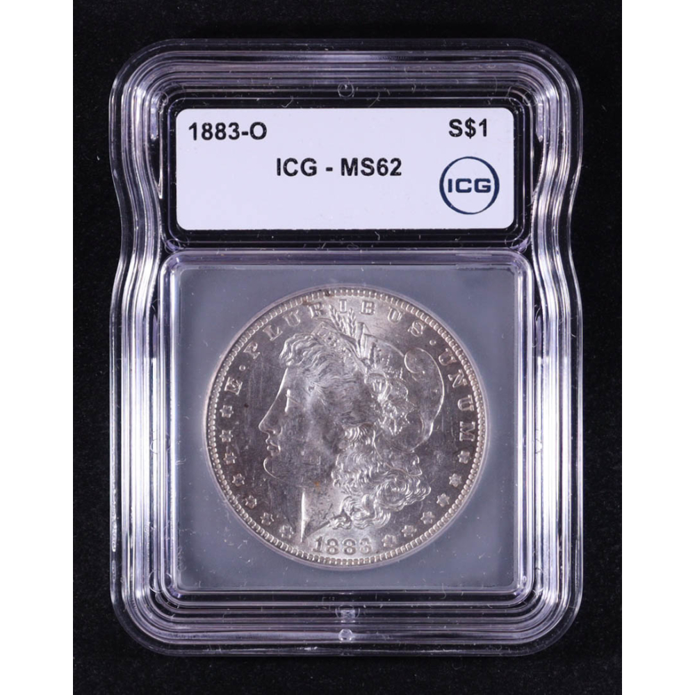 1883-O Morgan Silver Dollar (ICG MS62) at PristineAuction.com