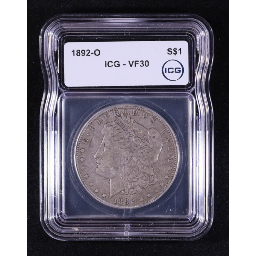 1892-O Morgan Silver Dollar (ICG VF30) at PristineAuction.com