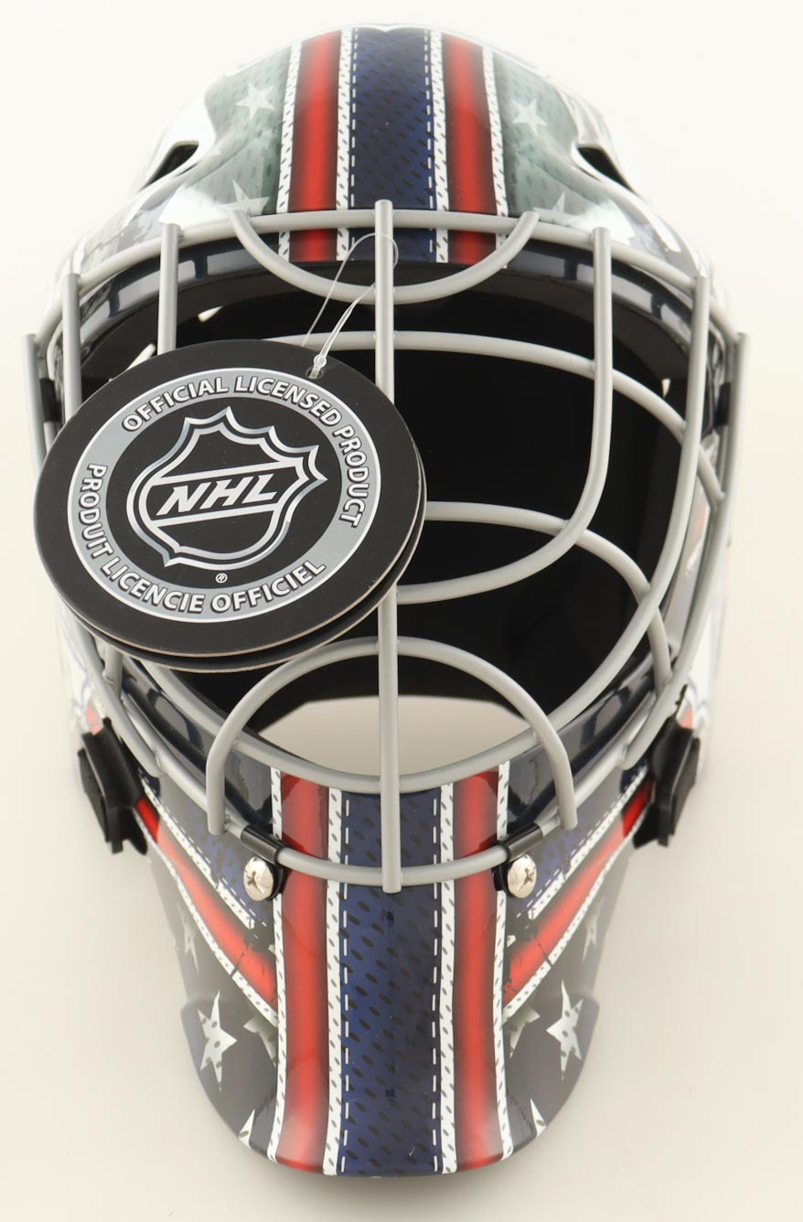 Henrik Lundqvist Signed Rangers Full-Size Goalie Mask (PSA) at PristineAuction.com Henrik Lundqvist Signed Rangers Full-Size Goalie Mask (PSA) at PristineAuction.com