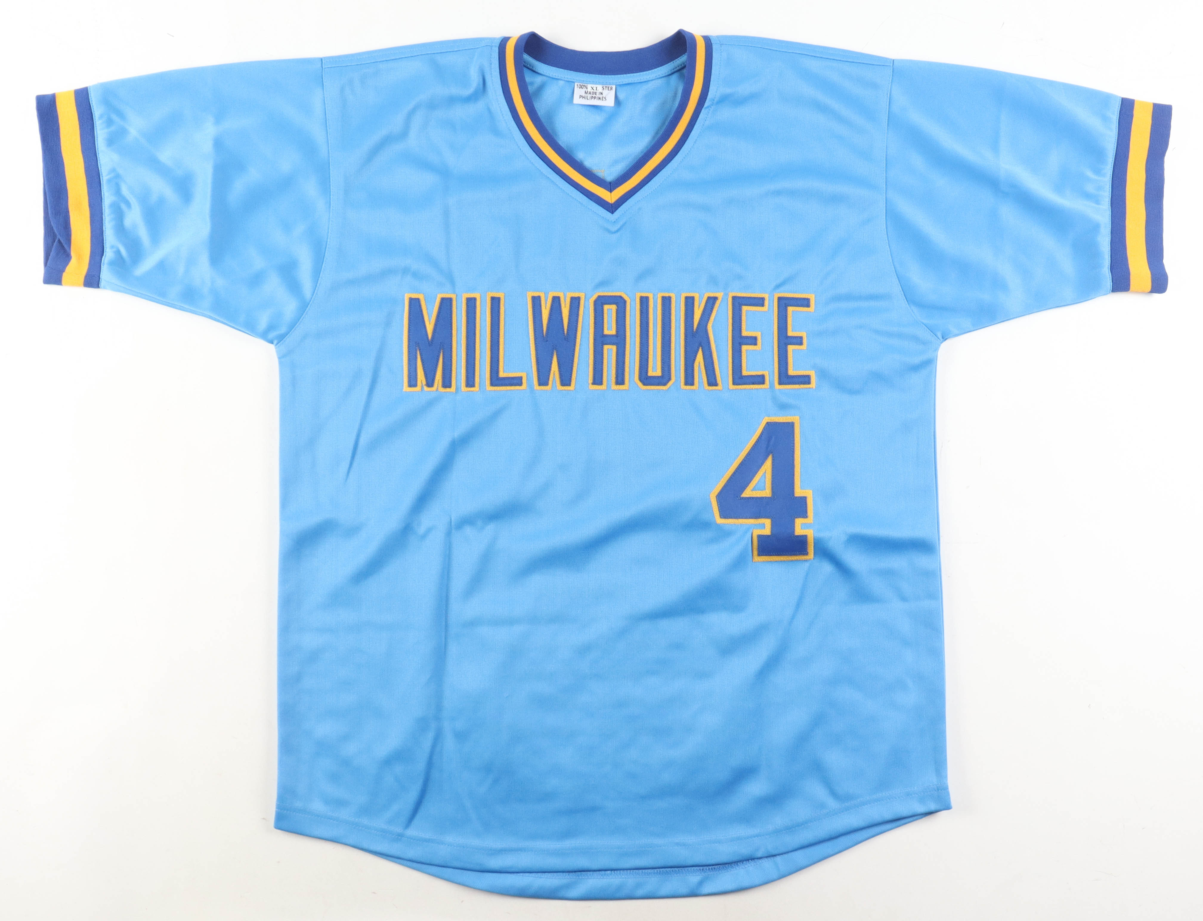 Paul Molitor Signed Career Highlight Stat Jersey (Beckett) at PristineAuction.com Paul Molitor Signed Career Highlight Stat Jersey (Beckett) at PristineAuction.com