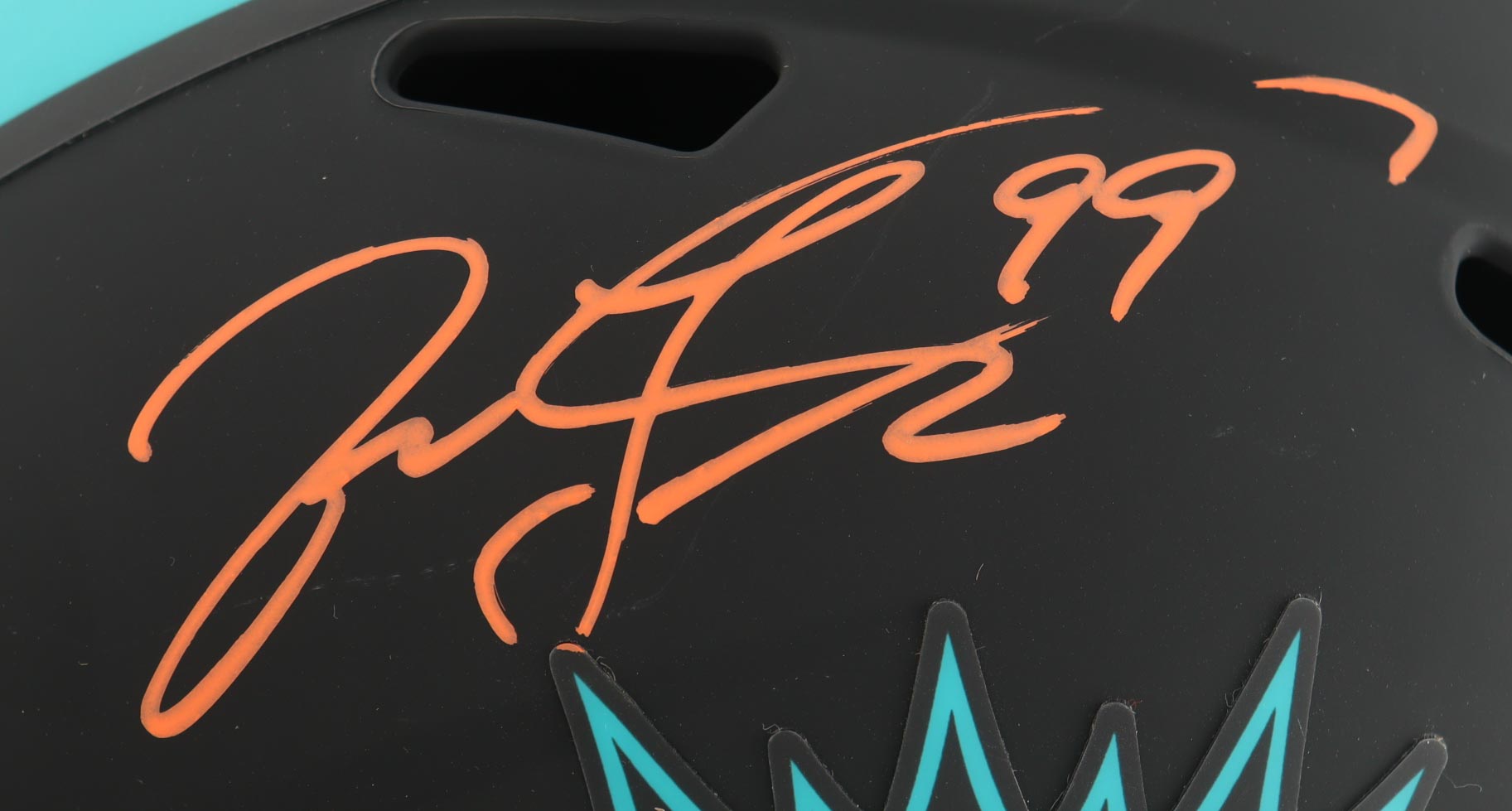 Jason Taylor Signed Dolphins Full-Size Eclipse Alternate Speed Helmet (JSA) at PristineAuction.com Jason Taylor Signed Dolphins Full-Size Eclipse Alternate Speed Helmet (JSA) at PristineAuction.com