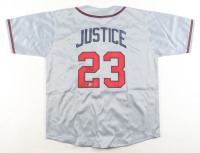 David Justice Signed Jersey (Beckett) at PristineAuction.com