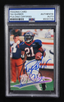 Tiki Barber Signed 1997 Inscribed "21" Fleer Ultra Rookie Trading Card Auto #175 RC (PSA | Autograph Grade PSA Authentic) at PristineAuction.com
