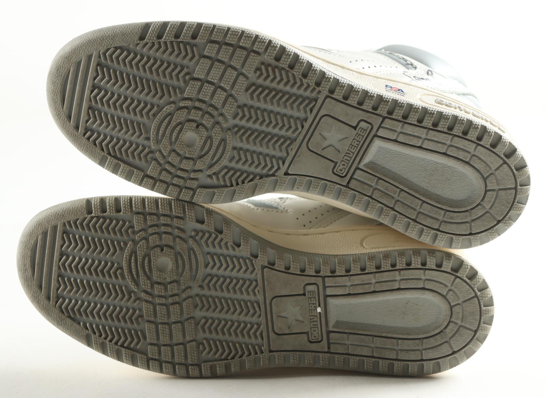 Magic Johnson & Larry Bird Signed Set of (2) Converse All-Star Basketball Shoes with Display Case (PSA & Beckett) at PristineAuction.com Magic Johnson & Larry Bird Signed Set of (2) Converse All-Star Basketball Shoes with Display Case (PSA & Beckett) at PristineAuction.com