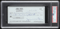 Johnny Unitas Signed 1999 Personal Check (PSA | Autograph Graded 9) at PristineAuction.com