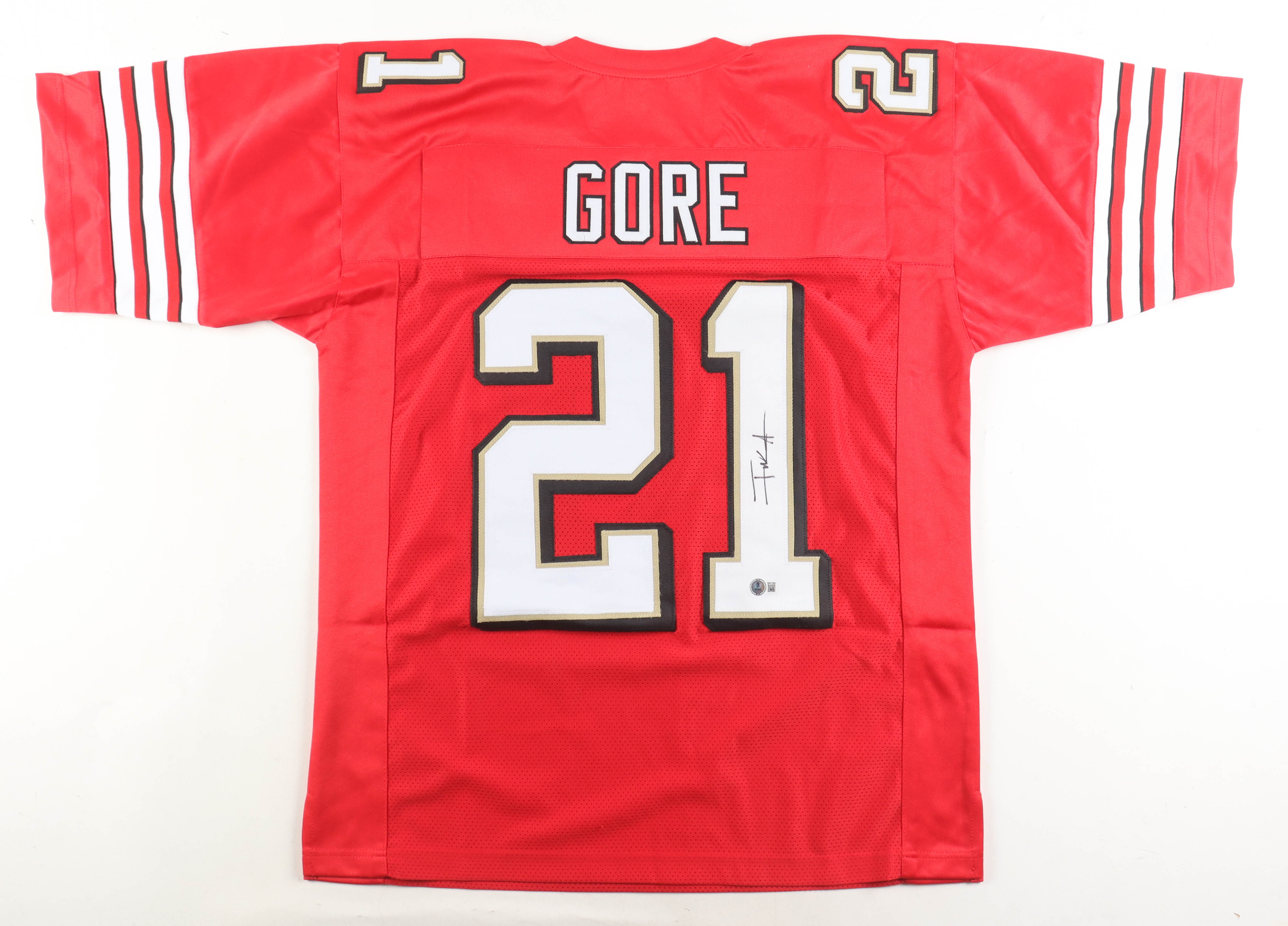 Frank Gore Signed Jersey (Beckett) at PristineAuction.com Frank Gore Signed Jersey (Beckett) at PristineAuction.com