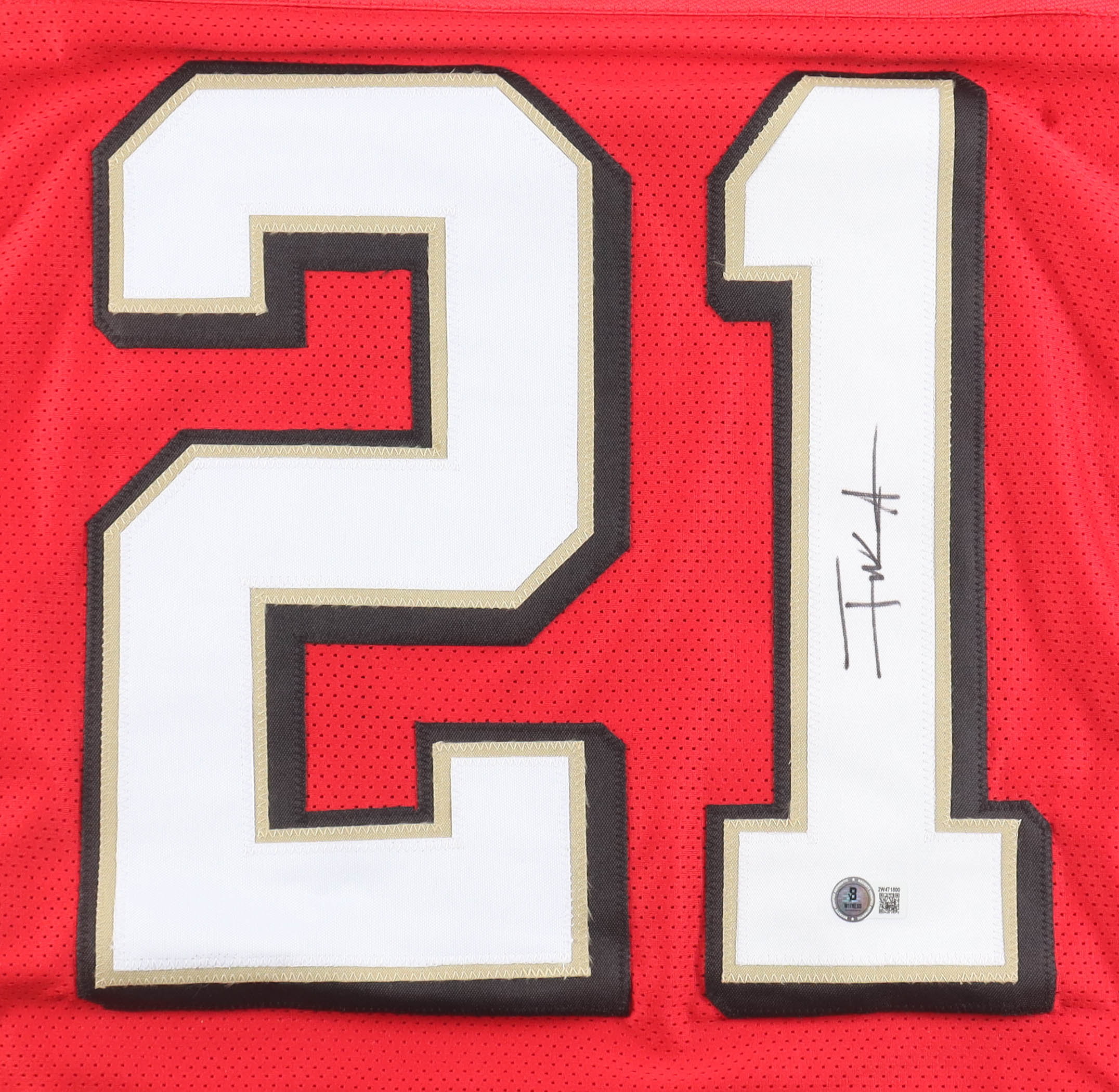 Frank Gore Signed Jersey (Beckett) at PristineAuction.com Frank Gore Signed Jersey (Beckett) at PristineAuction.com