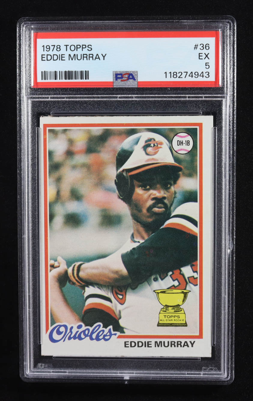 Eddie Murray 1978 Topps All-Star Rookie #36 RC (PSA 5) at PristineAuction.com Eddie Murray 1978 Topps All-Star Rookie #36 RC (PSA 5) at PristineAuction.com