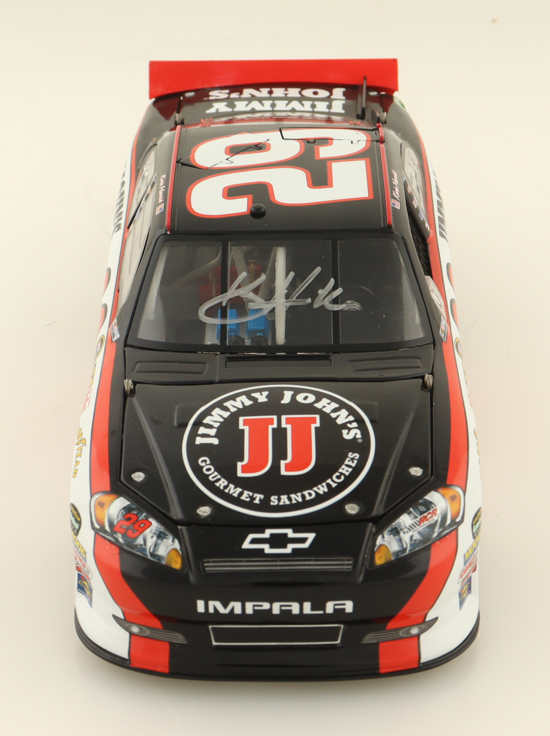 Kevin Harvick Signed LE #29 Jimmy Johns Autographed 2011 Impala 1:24 Die-Cast Car (JSA) at PristineAuction.com Kevin Harvick Signed LE #29 Jimmy Johns Autographed 2011 Impala 1:24 Die-Cast Car (JSA) at PristineAuction.com