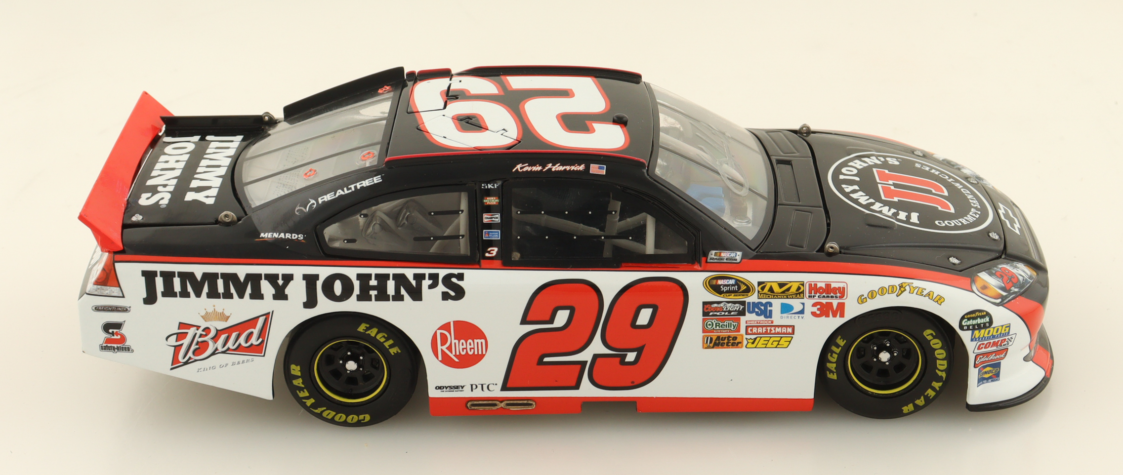 Kevin Harvick Signed LE #29 Jimmy Johns Autographed 2011 Impala 1:24 Die-Cast Car (JSA) at PristineAuction.com Kevin Harvick Signed LE #29 Jimmy Johns Autographed 2011 Impala 1:24 Die-Cast Car (JSA) at PristineAuction.com