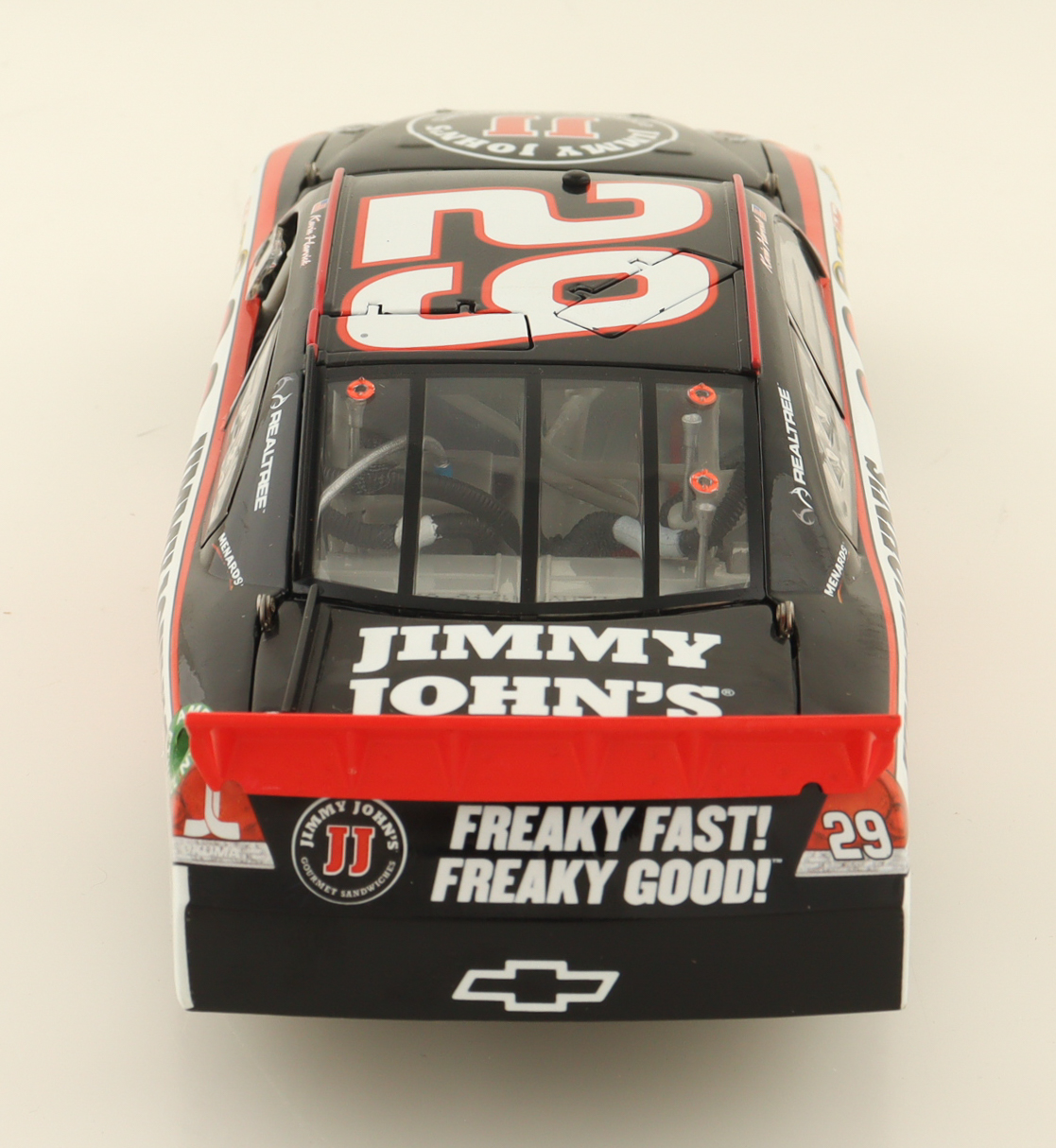 Kevin Harvick Signed LE #29 Jimmy Johns Autographed 2011 Impala 1:24 Die-Cast Car (JSA) at PristineAuction.com Kevin Harvick Signed LE #29 Jimmy Johns Autographed 2011 Impala 1:24 Die-Cast Car (JSA) at PristineAuction.com