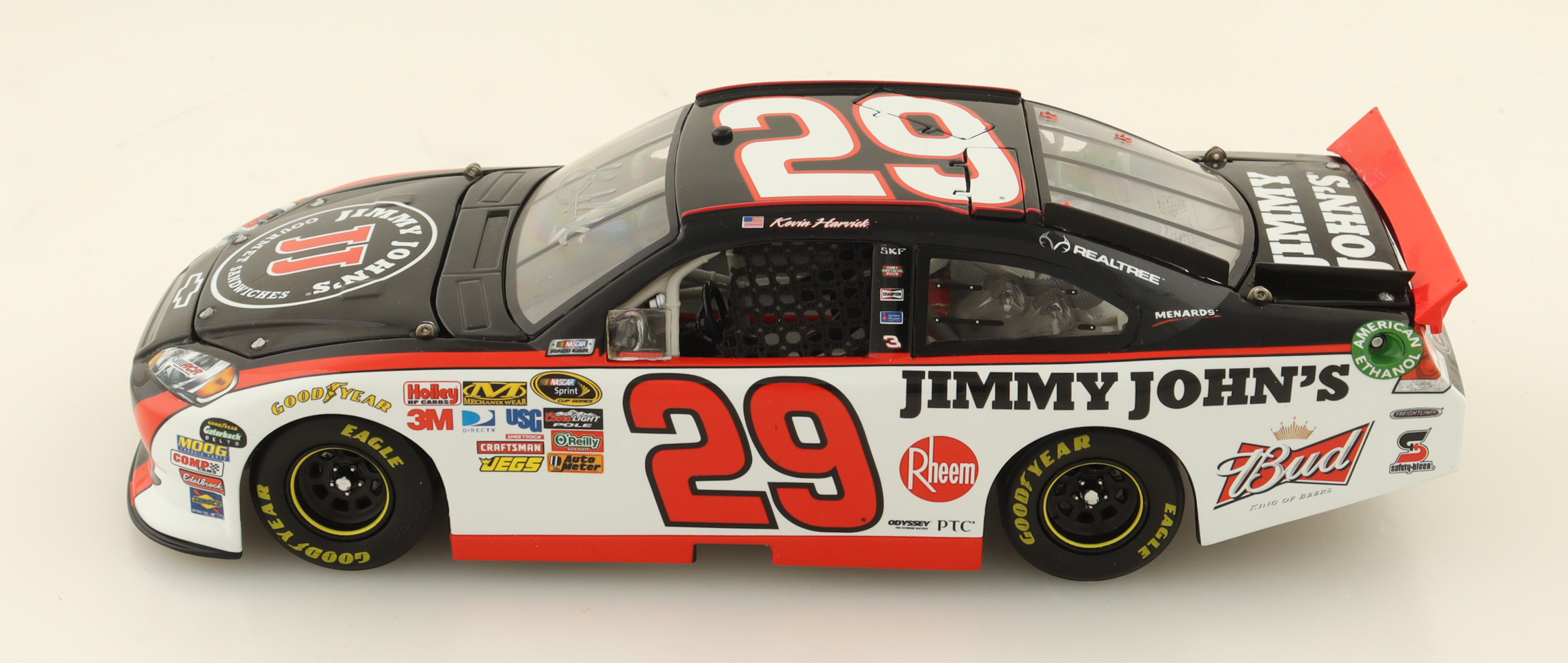 Kevin Harvick Signed LE #29 Jimmy Johns Autographed 2011 Impala 1:24 Die-Cast Car (JSA) at PristineAuction.com Kevin Harvick Signed LE #29 Jimmy Johns Autographed 2011 Impala 1:24 Die-Cast Car (JSA) at PristineAuction.com