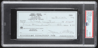 Johnny Unitas Signed 2002 Personal Check (PSA | Autograph Graded 9) at PristineAuction.com