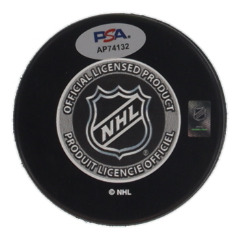 Zeev Buium Signed 2024 NHL Draft Logo Hockey Puck (PSA) at PristineAuction.com Zeev Buium Signed 2024 NHL Draft Logo Hockey Puck (PSA) at PristineAuction.com