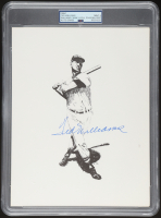 Ted Williams Signed 8.5x11 Art Print (PSA | Autograph Graded PSA 9) at PristineAuction.com