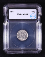1941 Mercury Silver 10C Dime (ICG MS64) at PristineAuction.com