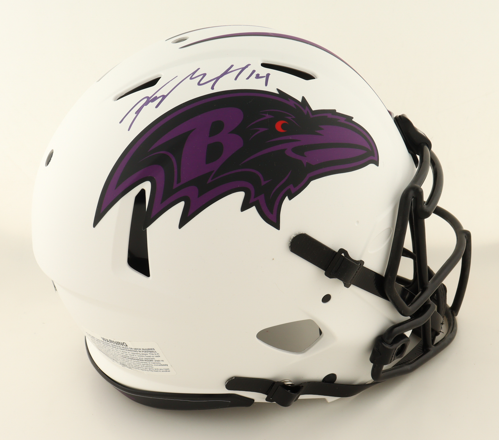 Kyle Hamilton Signed Ravens Full-Size Authentic On-Field Lunar Eclipse Alternate Speed Helmet (Radtke) at PristineAuction.com Kyle Hamilton Signed Ravens Full-Size Authentic On-Field Lunar Eclipse Alternate Speed Helmet (Radtke) at PristineAuction.com