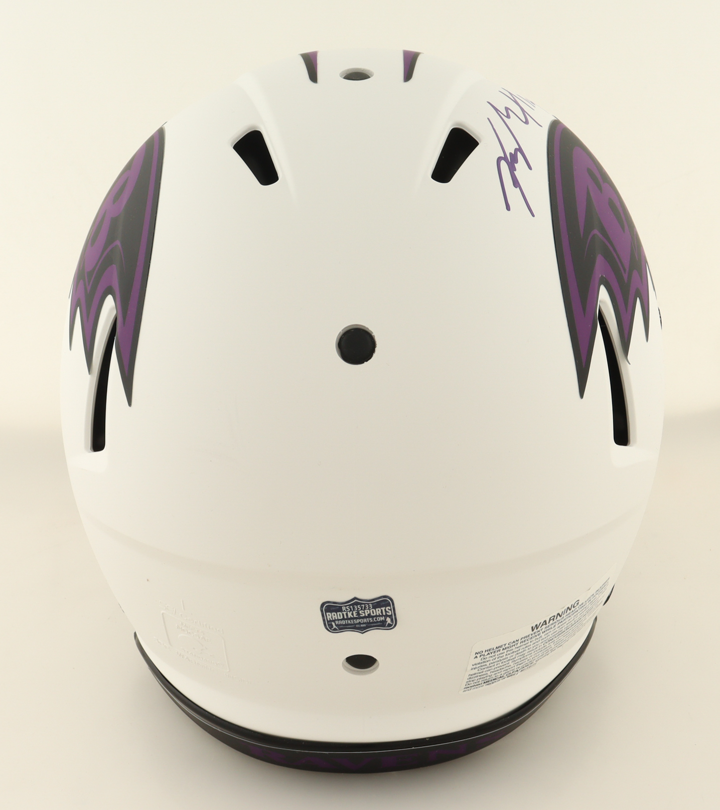Kyle Hamilton Signed Ravens Full-Size Authentic On-Field Lunar Eclipse Alternate Speed Helmet (Radtke) at PristineAuction.com Kyle Hamilton Signed Ravens Full-Size Authentic On-Field Lunar Eclipse Alternate Speed Helmet (Radtke) at PristineAuction.com