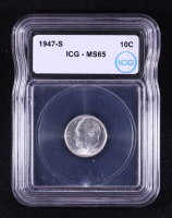 1947-S Roosevelt Silver 10C Dime (ICG MS65) at PristineAuction.com