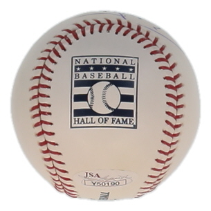 Jimmy Carter Signed OML Hall of Fame Logo Baseball (JSA) at PristineAuction.com Jimmy Carter Signed OML Hall of Fame Logo Baseball (JSA) at PristineAuction.com