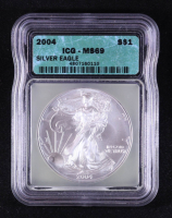 2004 American Silver Eagle (ICG MS69) at PristineAuction.com