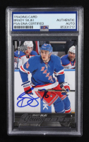 Brady Skjei Signed 2015-16 Upper Deck Series 2 Young Guns Trading Card Auto #474 RC (PSA | Autograph Grade PSA Authentic) at PristineAuction.com