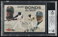 Barry Bonds Signed LE 2002 Fleer Bonds 4X MVP Jumbo #NNO #107/2001 (BCCG 10) at PristineAuction.com
