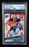 Stuart Skinner Signed 2020-21 Upper Deck Series 2 Young Guns Trading Card Auto #496 RC (PSA | Autograph Grade PSA Authentic) at PristineAuction.com