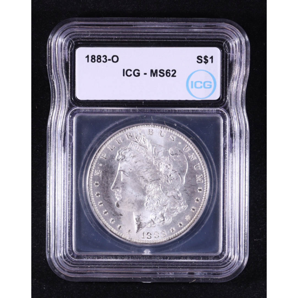 1883-O Morgan Silver Dollar (ICG MS62) at PristineAuction.com