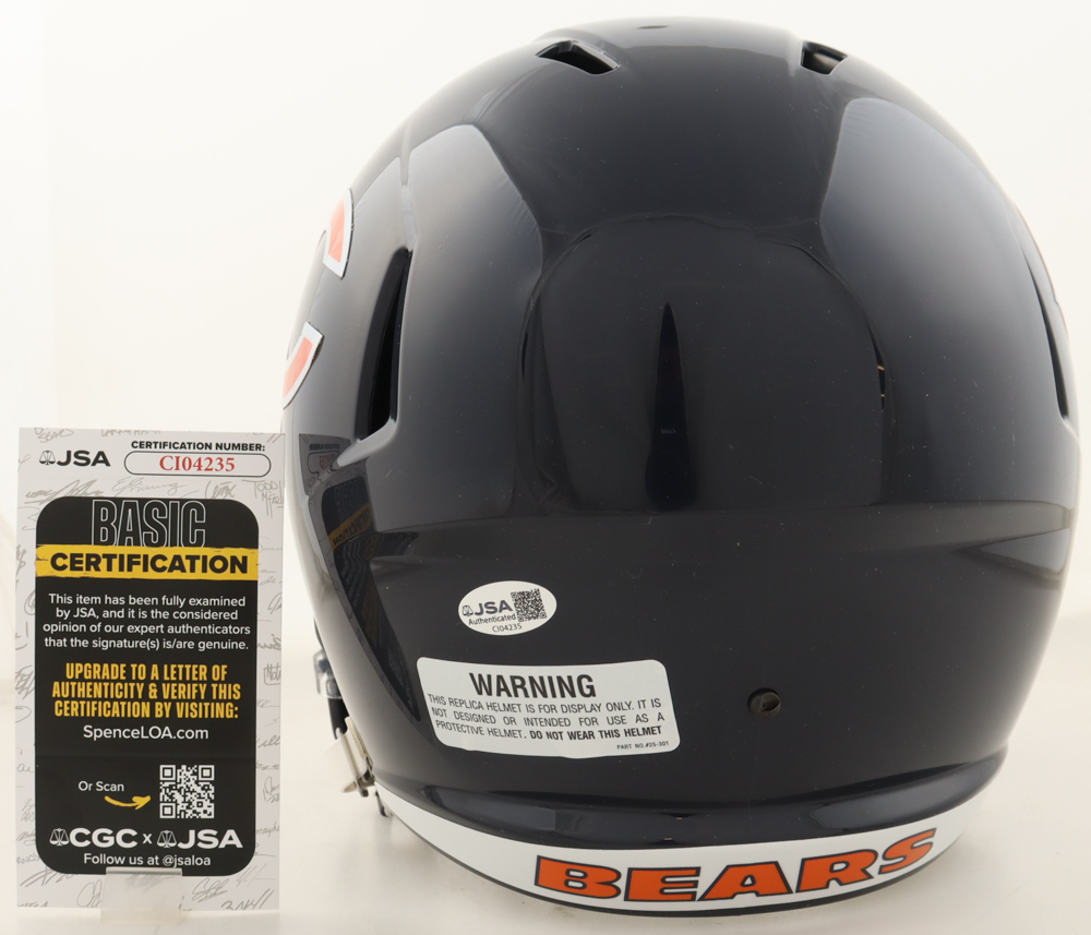 Colston Loveland Signed Bears Full-Size Speed Helmet (JSA) at PristineAuction.com Colston Loveland Signed Bears Full-Size Speed Helmet (JSA) at PristineAuction.com