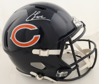 Colston Loveland Signed Bears Full-Size Speed Helmet (JSA) at PristineAuction.com