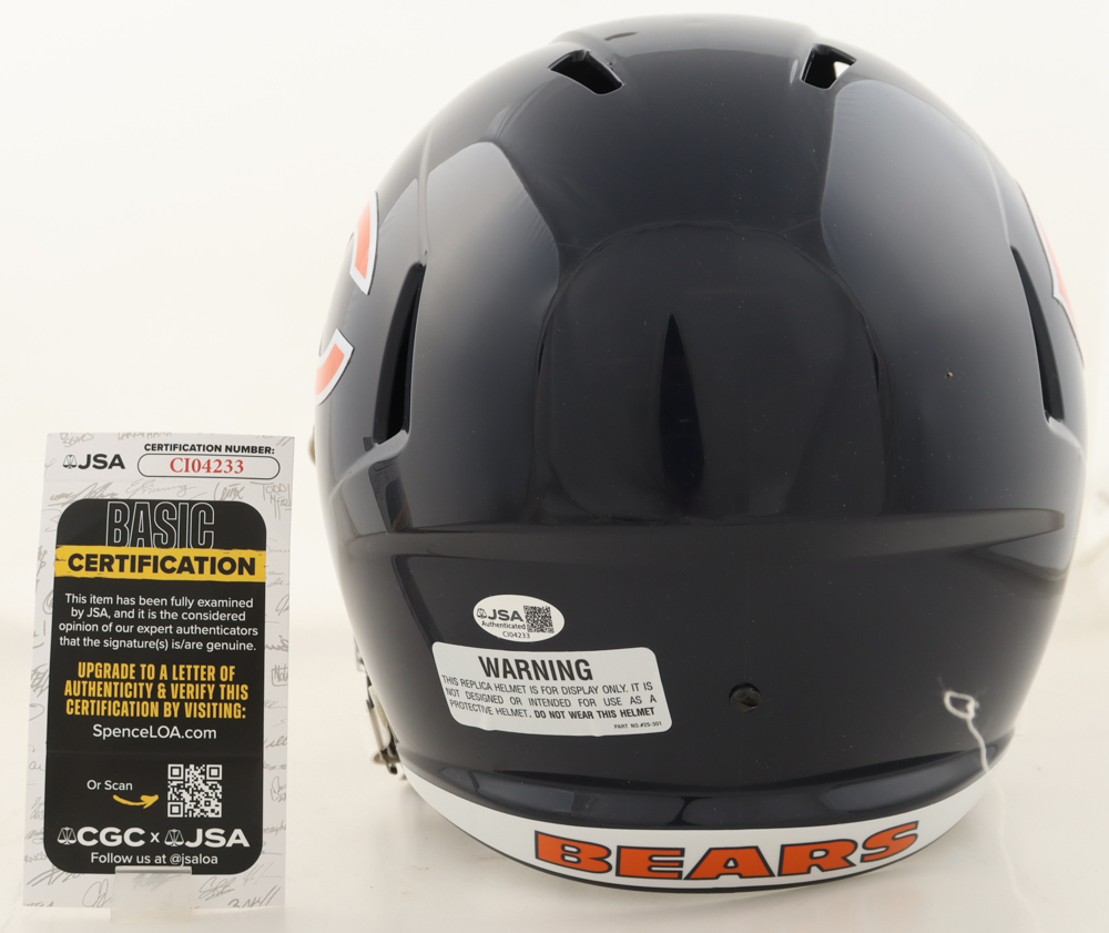 Colston Loveland Signed Bears Full-Size Speed Helmet (JSA) at PristineAuction.com Colston Loveland Signed Bears Full-Size Speed Helmet (JSA) at PristineAuction.com
